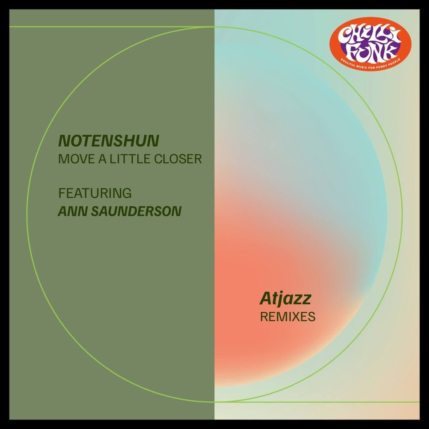 Cover - NoTenshun, Ann Saunderson - Move a Little Closer (Atjazz Instrumental Mix) Promo tools
