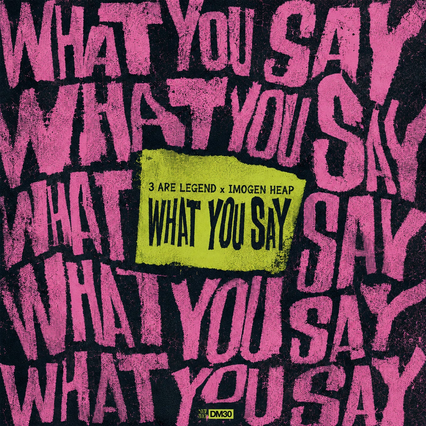 Cover - Imogen Heap, 3 Are Legend - What You Say (feat. Imogen Heap) (Extended Mix) Promo tools