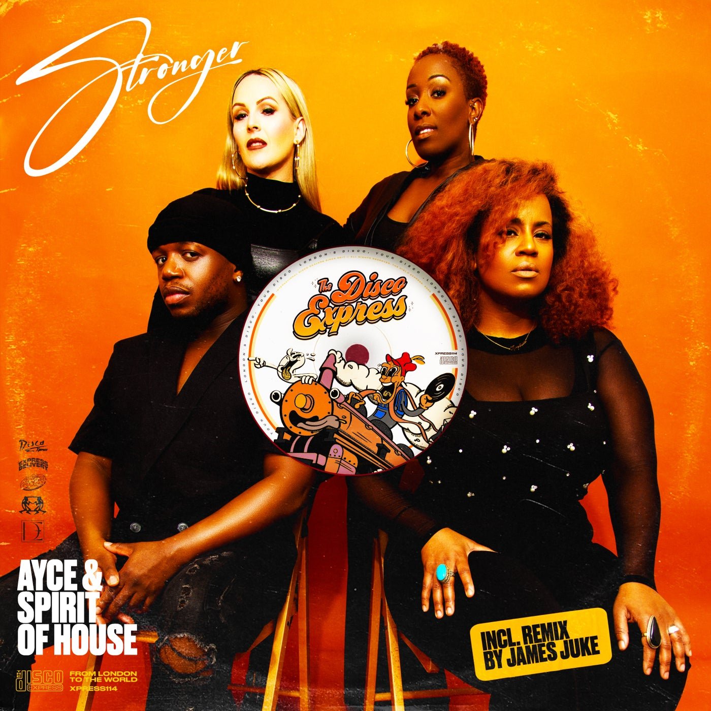 Cover - Ayce & Spirit of House - Stronger feat. Lawrence Rowe, Phebe Edwards (James Juke's Extended Hot Take) 