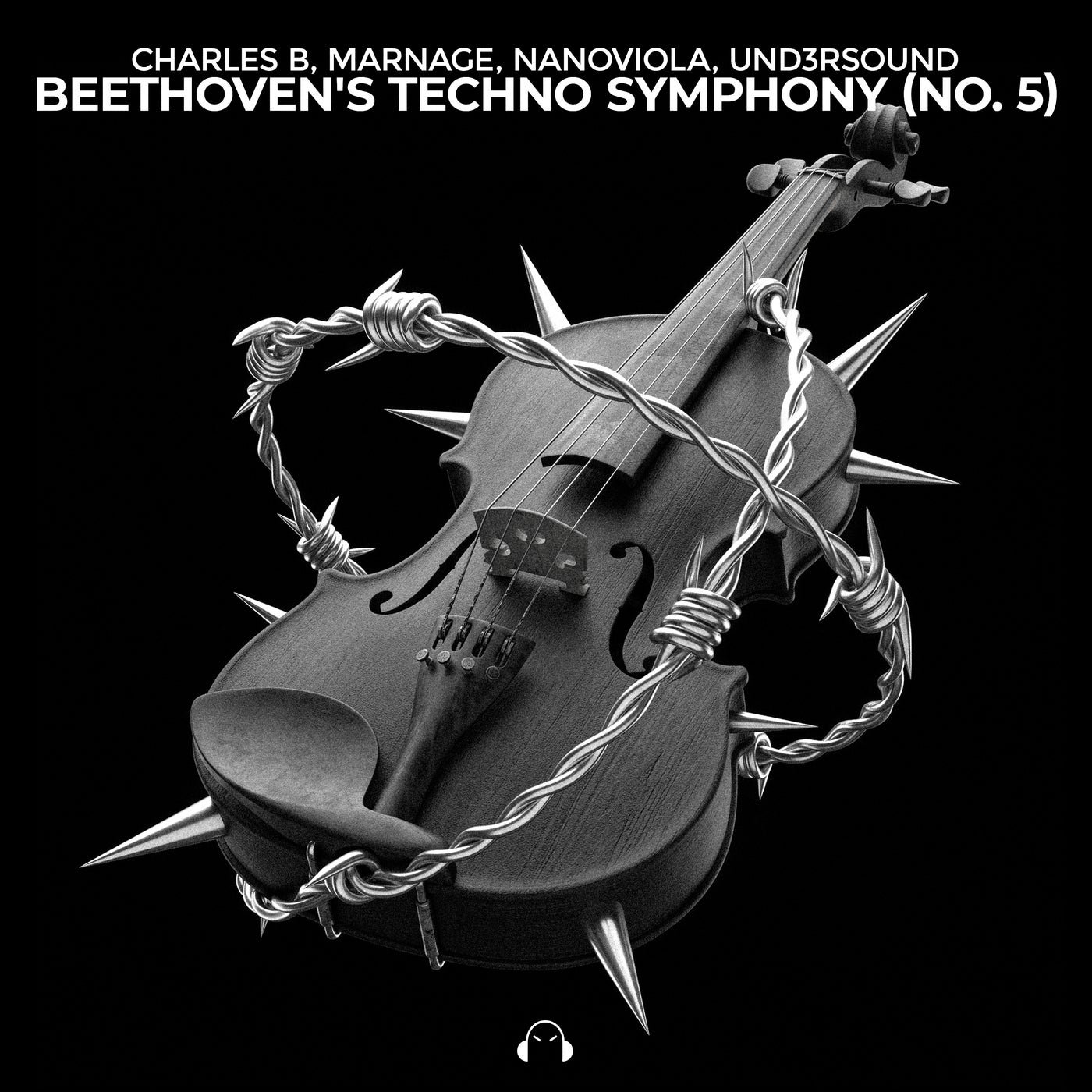 Cover - Charles B, Marnage, Nanoviola, Und3rsound - Beethoven's Techno Symphony (No. 5) (Extended Mix) Promo tools