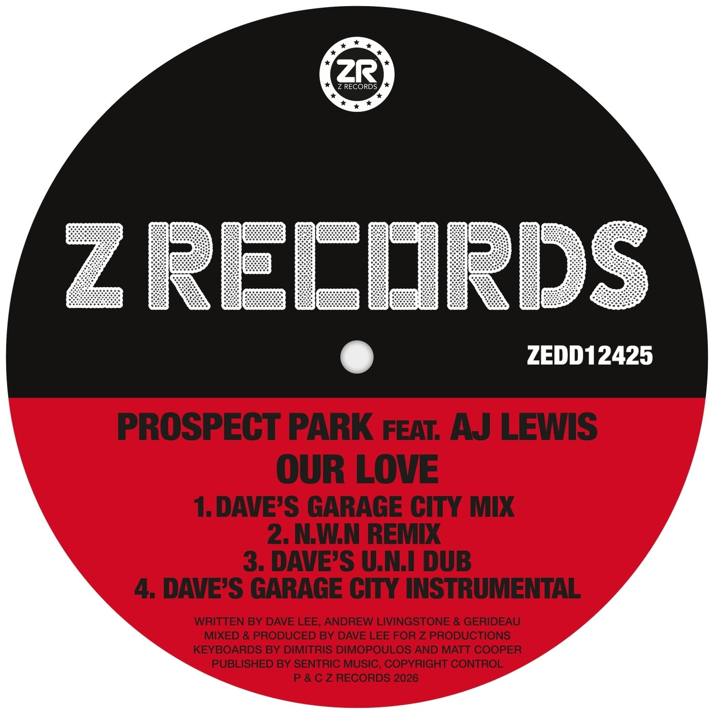 Cover - Prospect Park, Dave 'Love' Lee, AJ Lewis - Our Love (feat. AJ Lewis) (Dave's Garage City Mix) Promo tools
