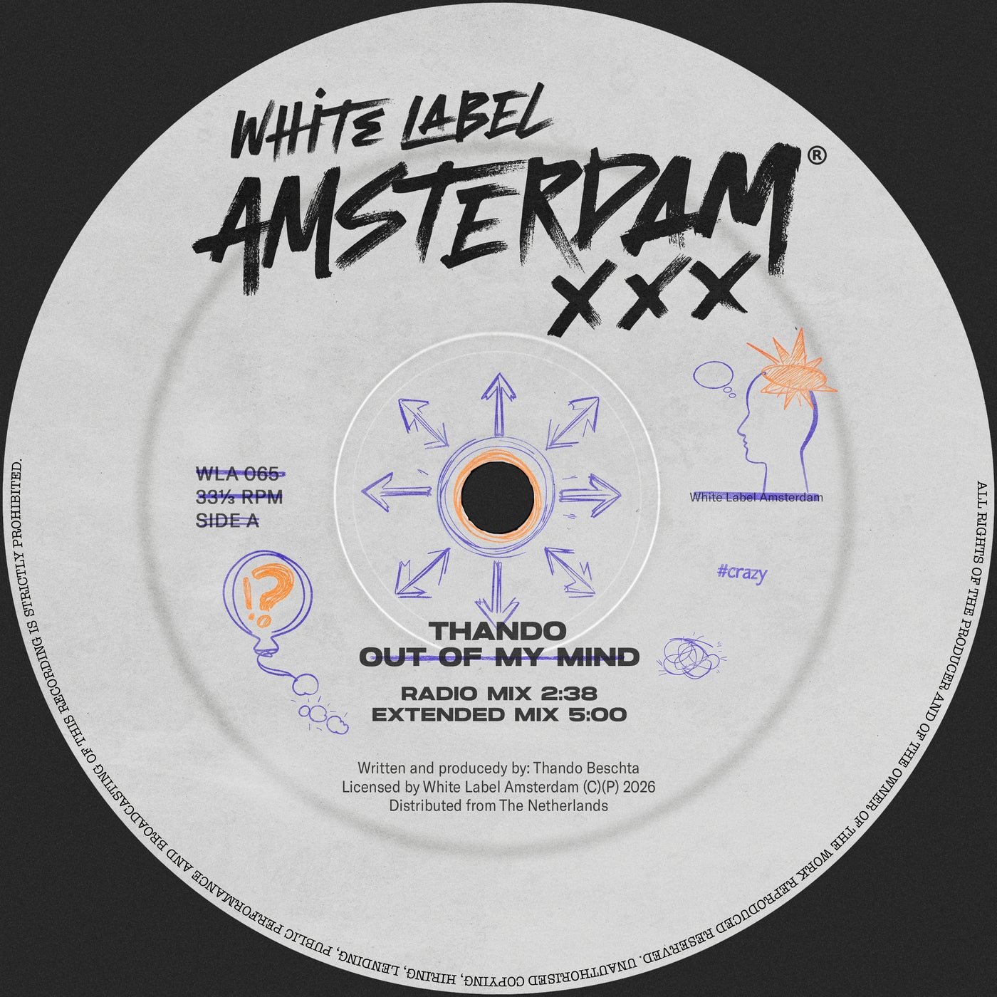 Cover - Thando - Out of my Mind (Extended Mix) 