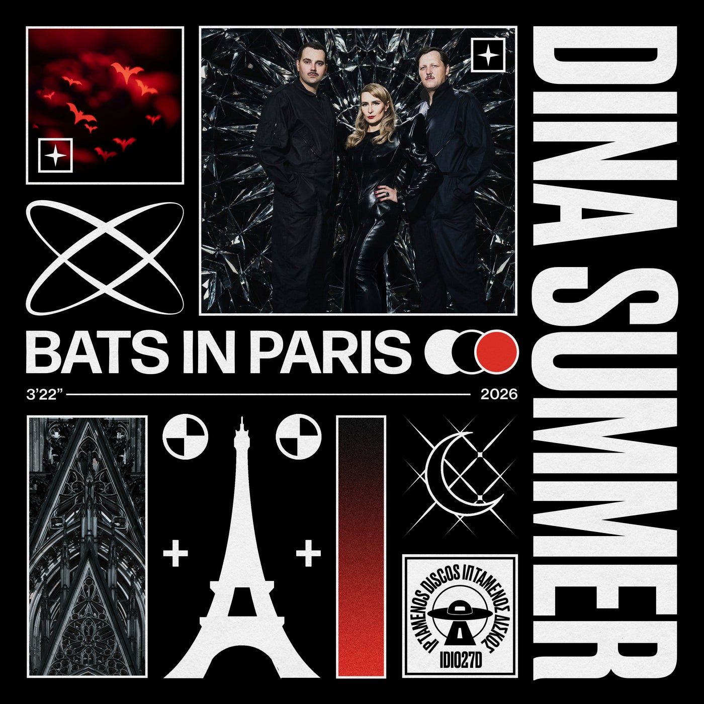 Cover - Kalipo, Local Suicide, Dina Summer - Bats In Paris (Original Mix) Promo tools
