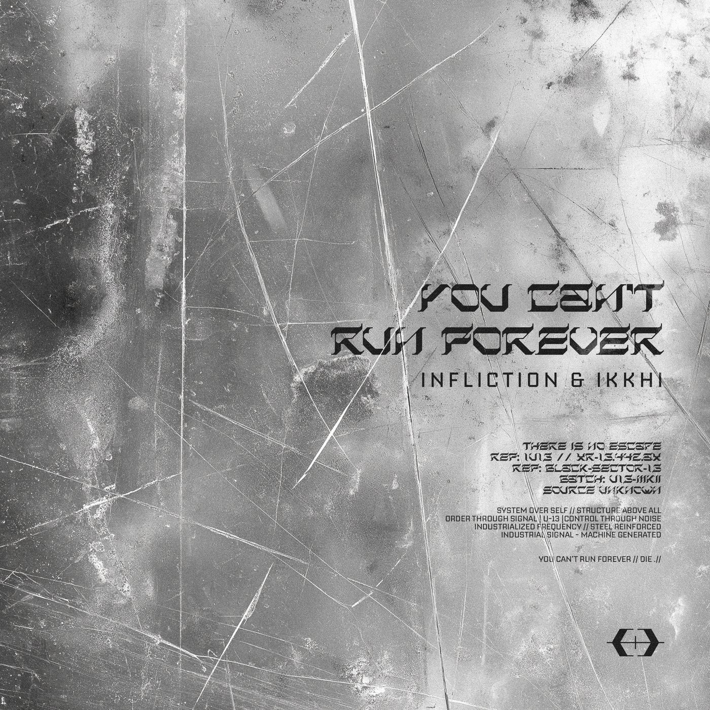 Cover - Ikkhi, Infliction - You Can't Run Forever (Original Mix) Promo tools