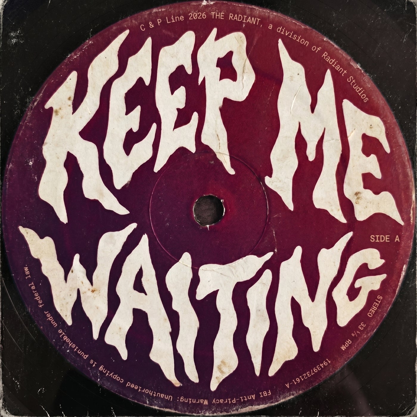 Cover - Ted Bear, Aden Lou - Keep Me Waiting (Extended Mix) Promo tools