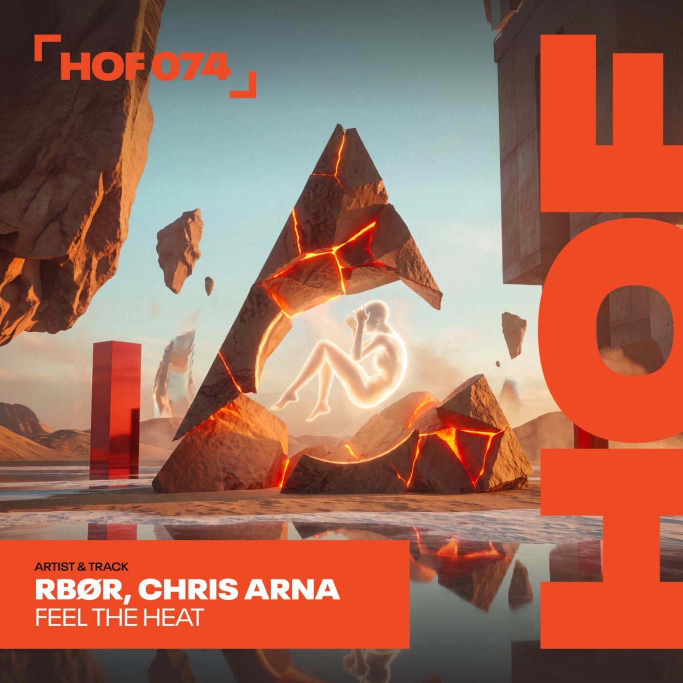 Cover - Chris Arna, RBØR - Feel The Heat (Original Mix) Promo tools