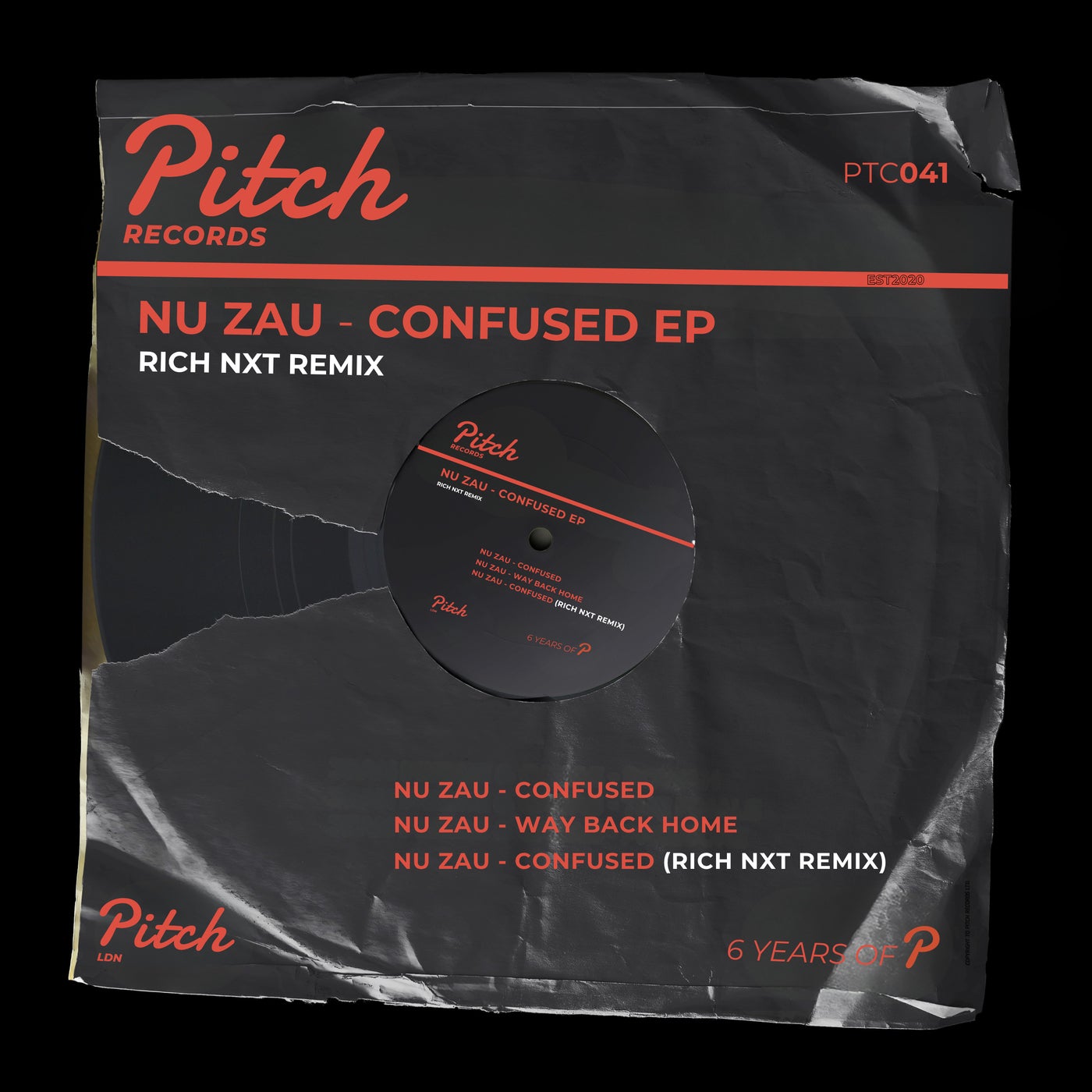 Cover - Nu Zau - Confused (Rich NxT Remix) Promo tools