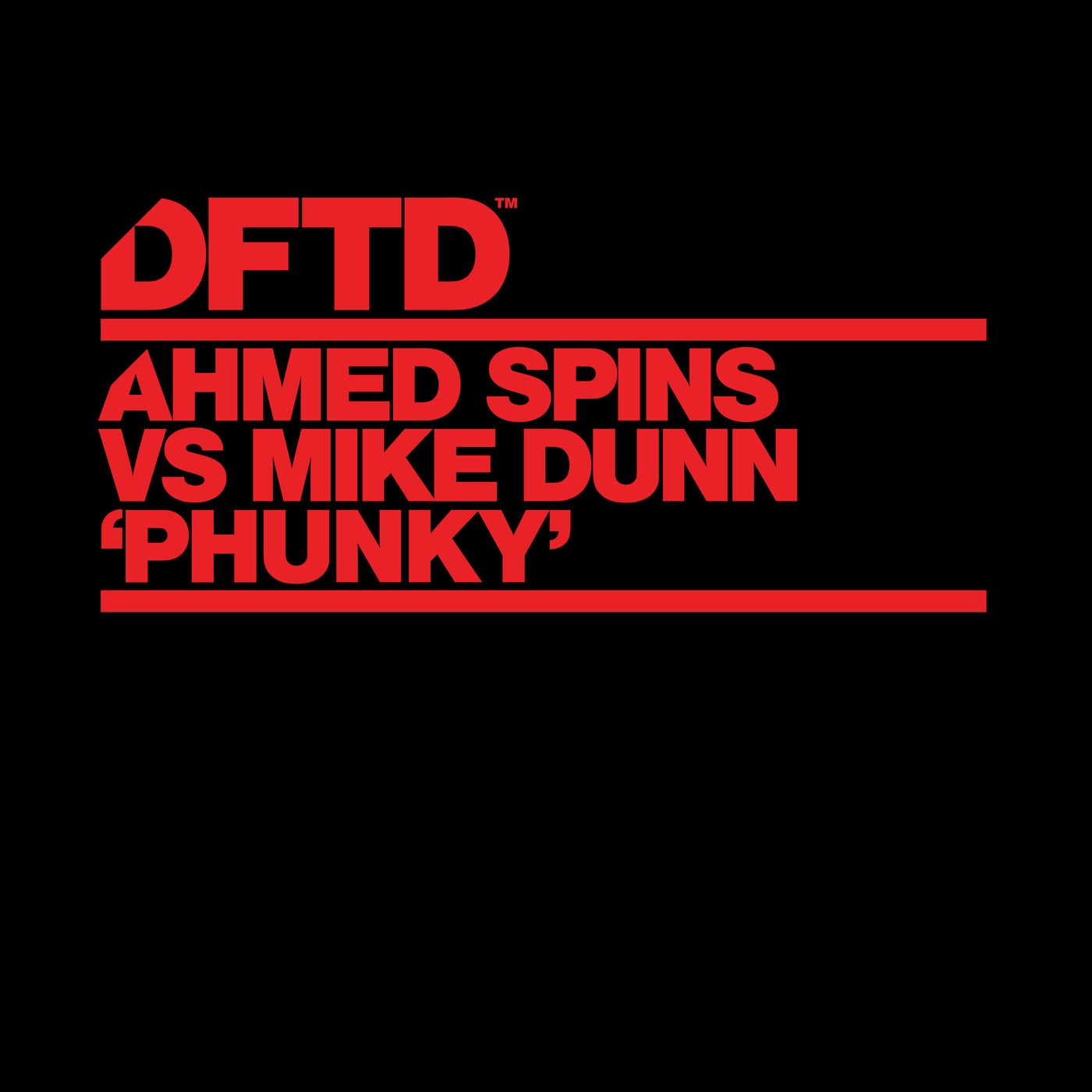 Cover - Mike Dunn, Ahmed Spins - Phunky (Extended Mix) Promo tools