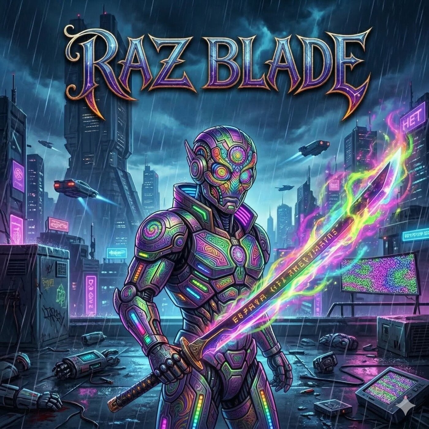Cover - Raz - BLADE (Original Mix) Promo tools