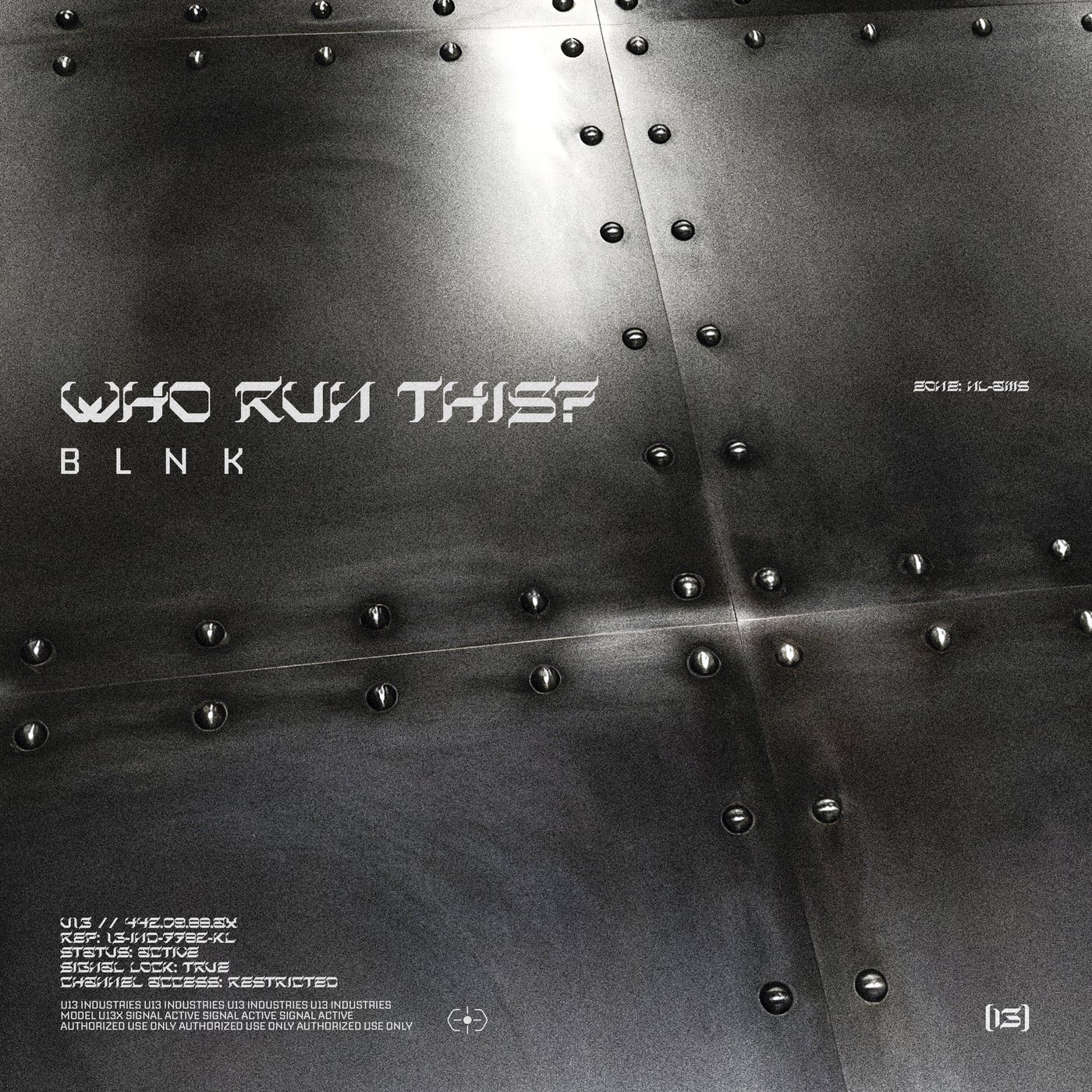 Cover - Blnk - WHO RUN THIS? (Extended Mix) Promo tools