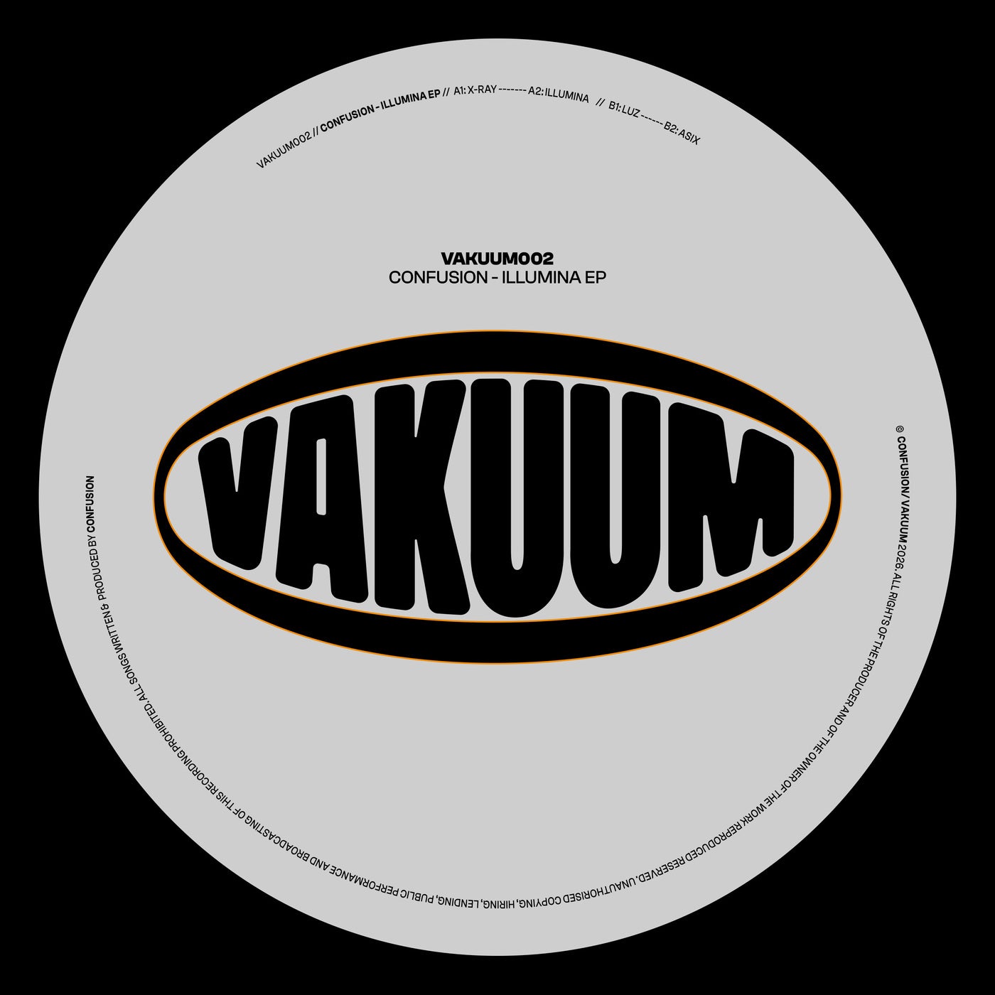 Cover - CONFUSION (RASEREI) - X-Ray (Original Mix) Promo tools