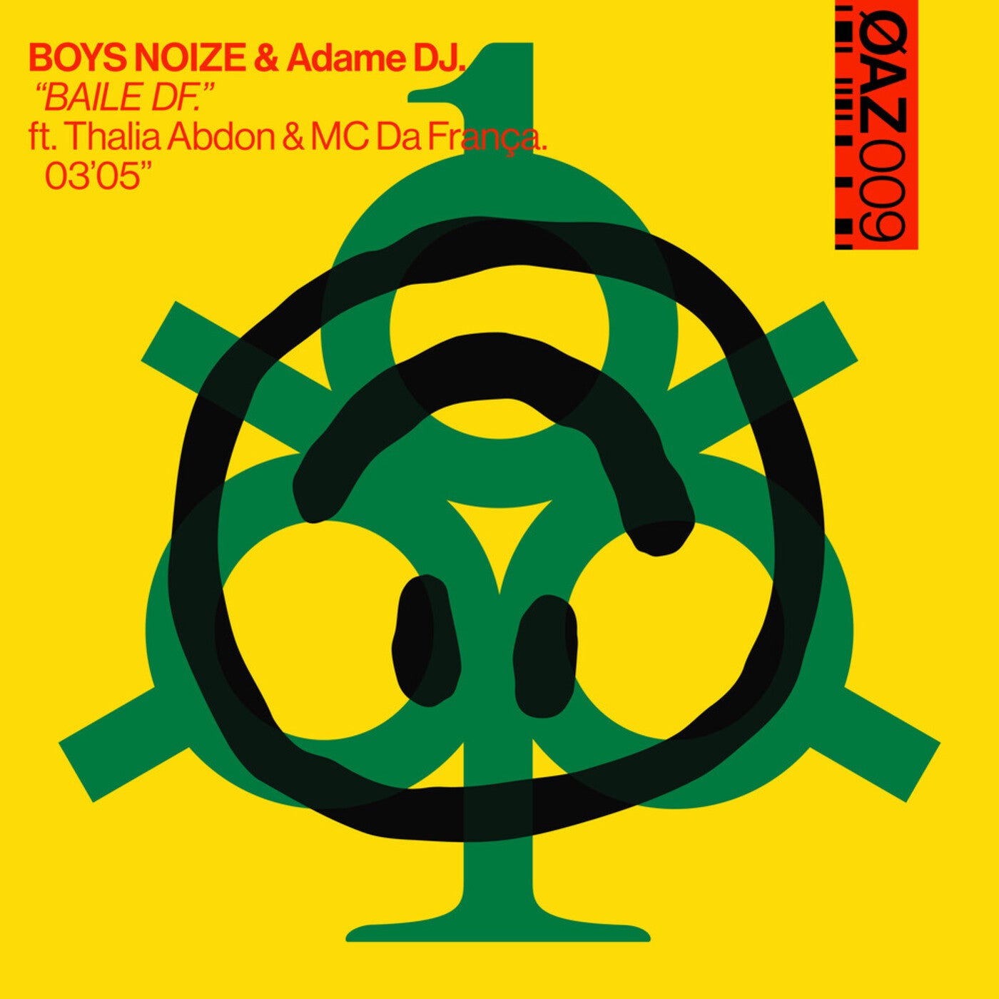 Cover - Boys Noize, Adame DJ, MC da França, Thalia Abdon - Baile DF (Original Mix) Promo tools