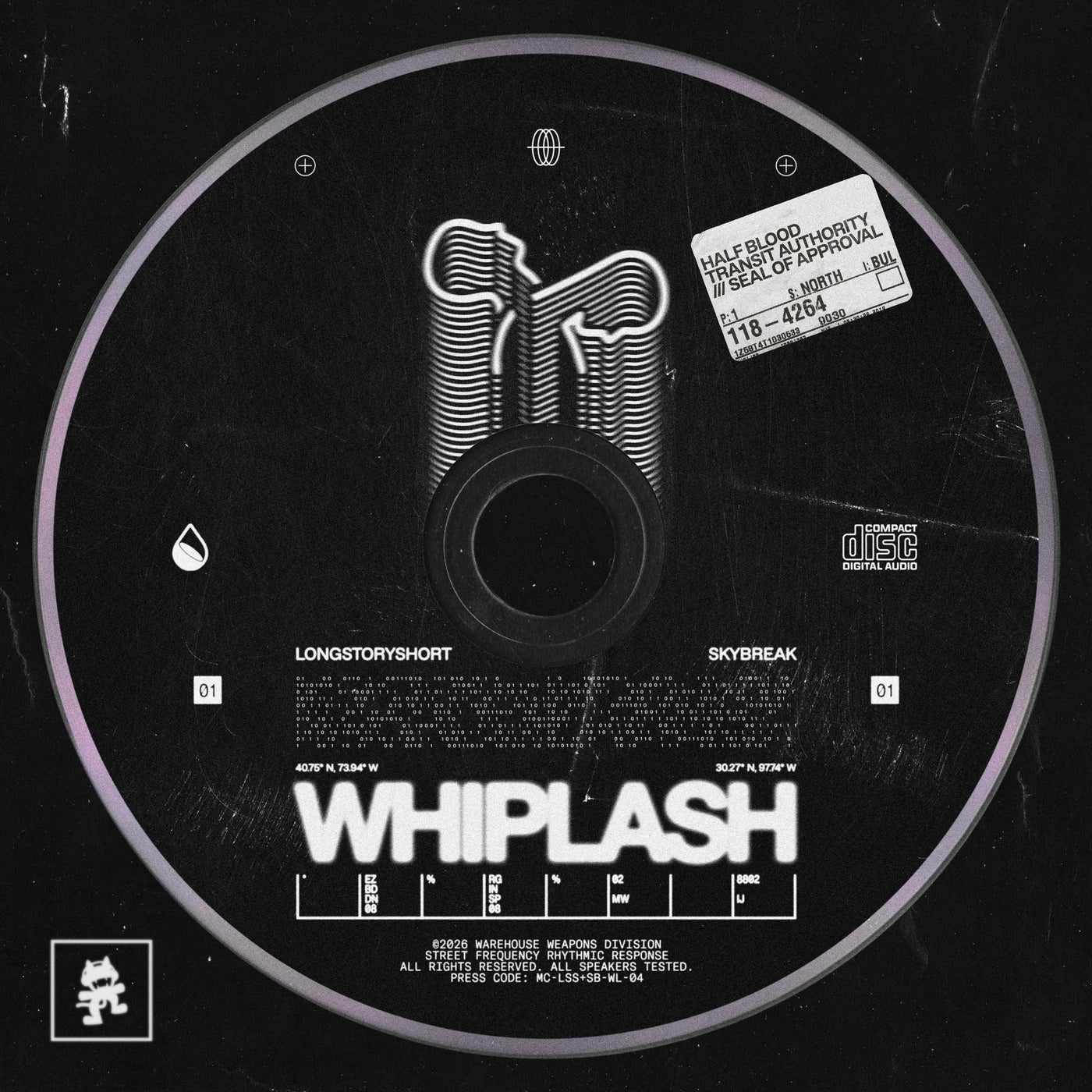 Cover - Skybreak, longstoryshort - WHIPLASH (Original Mix) Promo tools