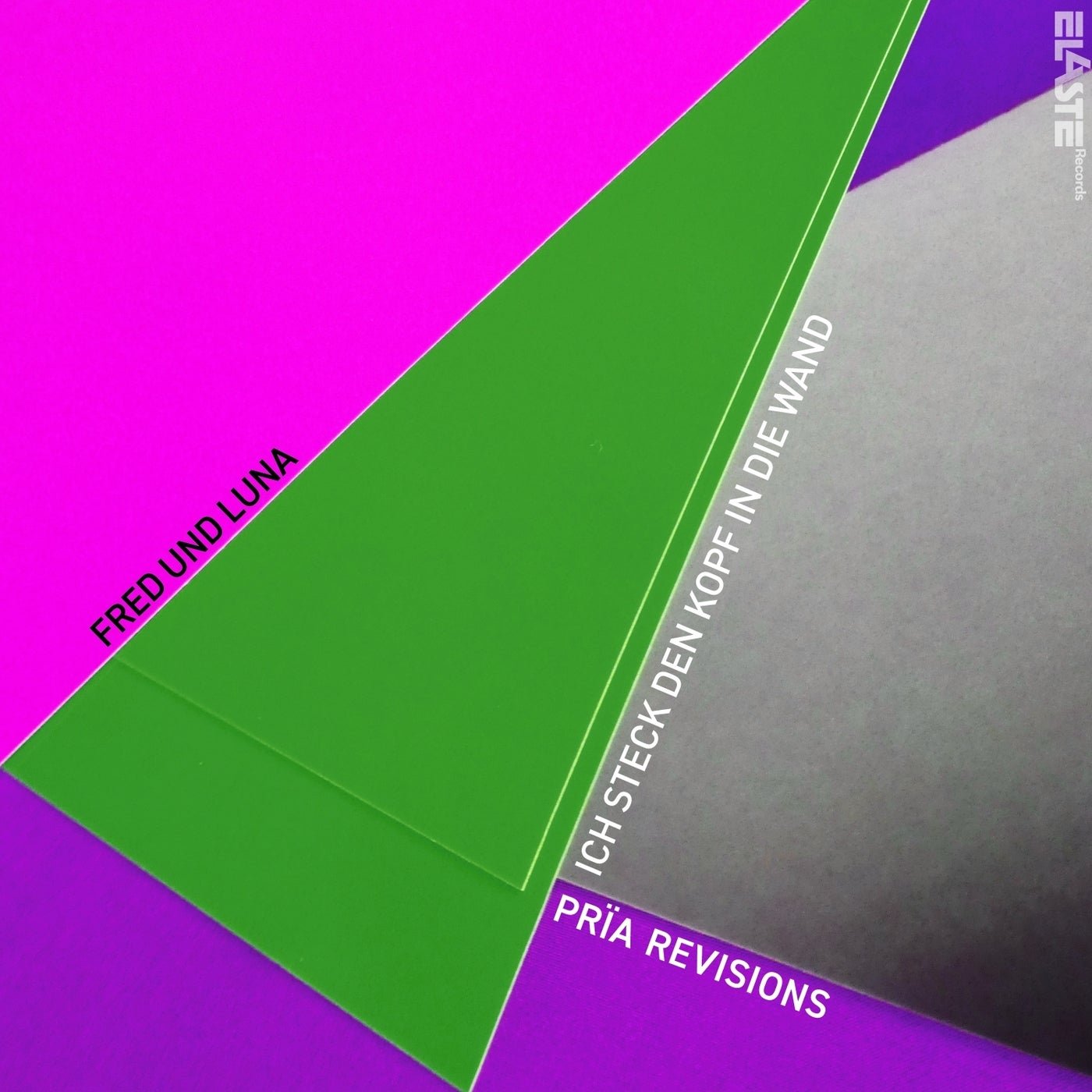 Cover - Fred und Luna - Ich steck den Kopf in die Wand (Prïa Revision Beatless) Promo tools