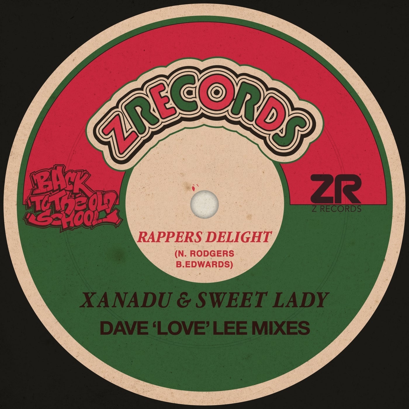 Cover - Xanadu & Sweet Lady - Rappers Delight (Dave 'Love' Lee Sureshot Mix) Promo tools