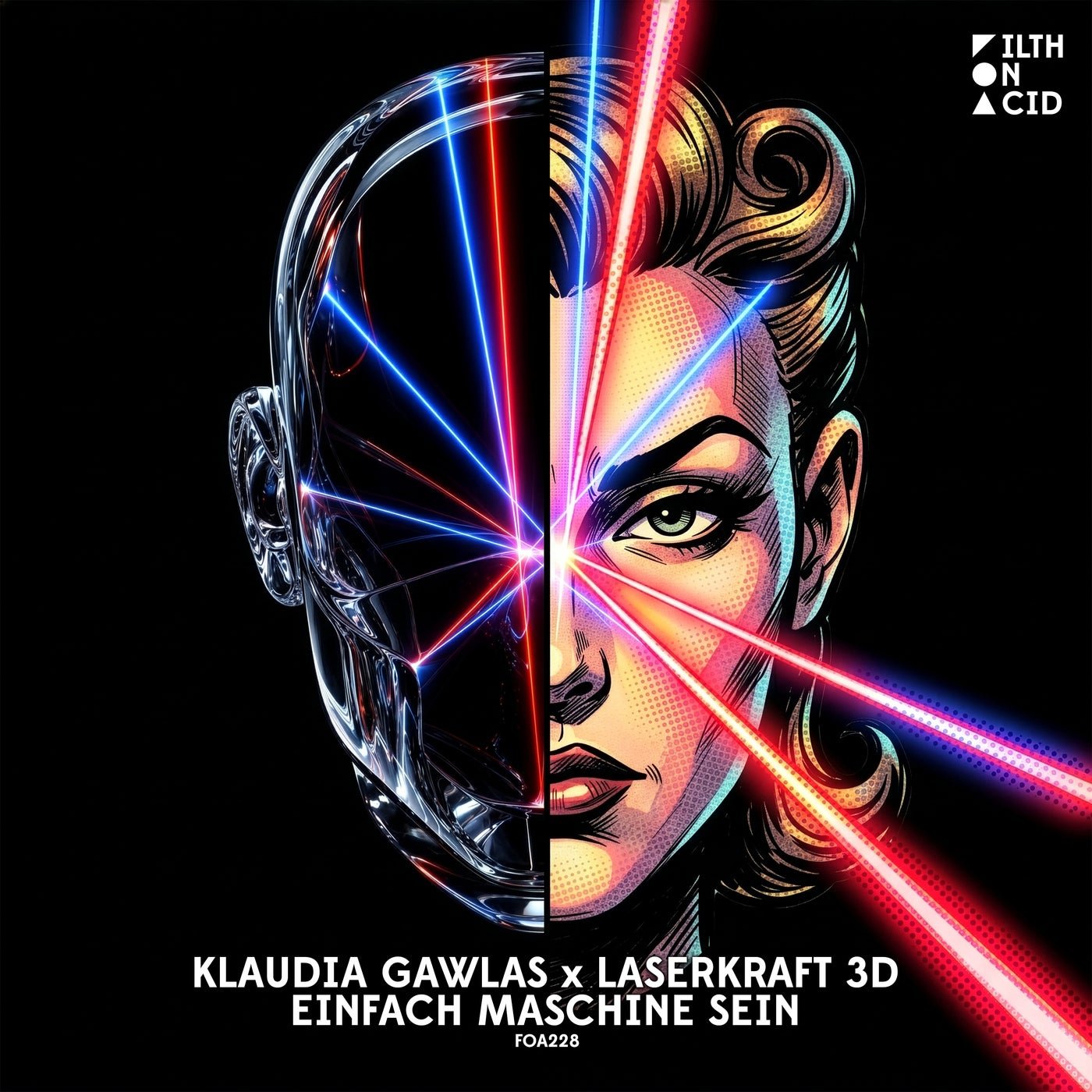 Cover - Klaudia Gawlas, Laserkraft 3D - Einfach Maschine Sein (Original Mix) Promo tools