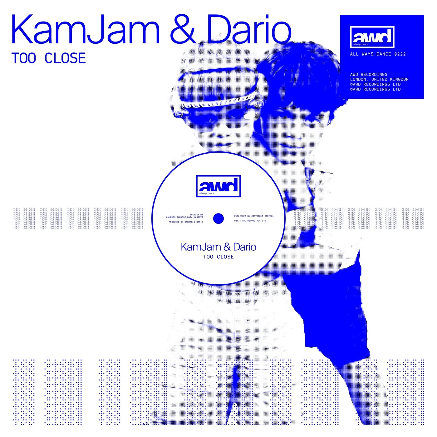 Cover - Dario, KamJam - Too Close (Extended Mix) Promo tools