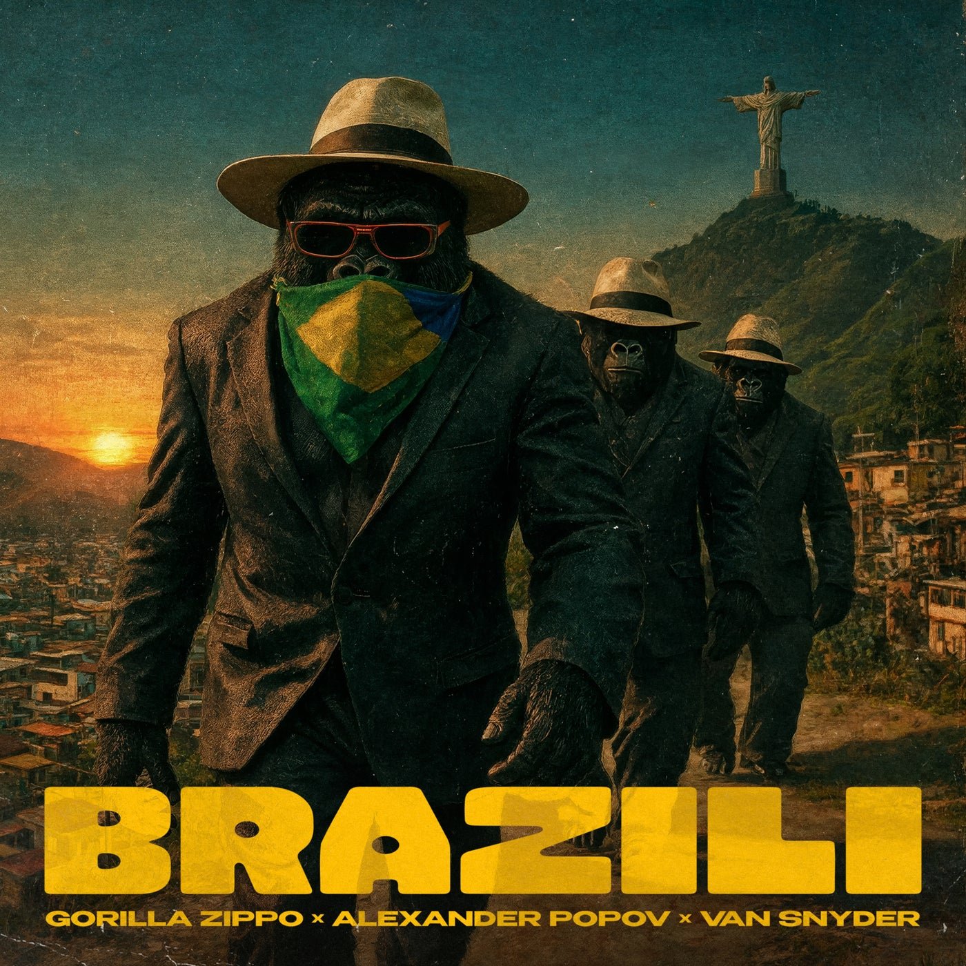 Cover - Alexander Popov, Van Snyder, Gorilla Zippo - Brazili (Extended Mix) Promo tools
