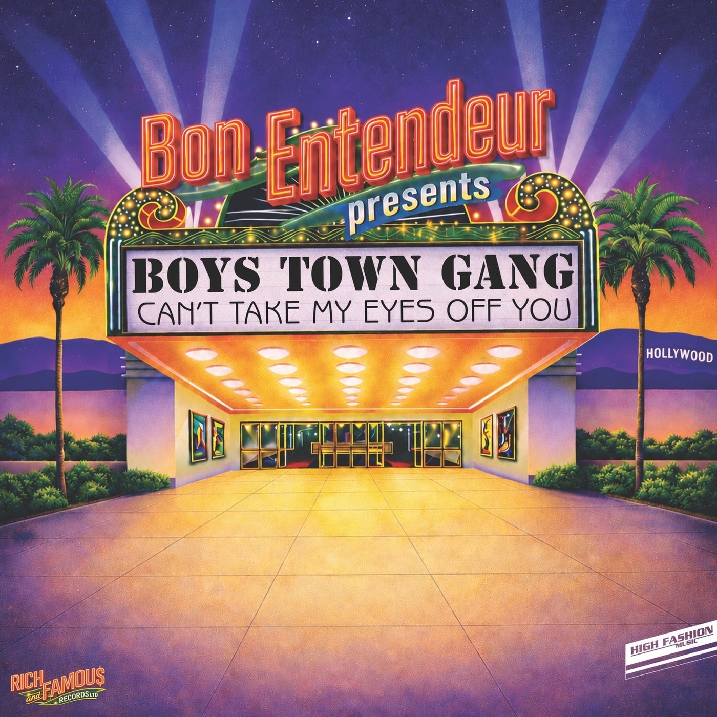 Cover - Boys Town Gang, Bon Entendeur - Can't Take My Eyes Off You (Extended Mix) Promo tools
