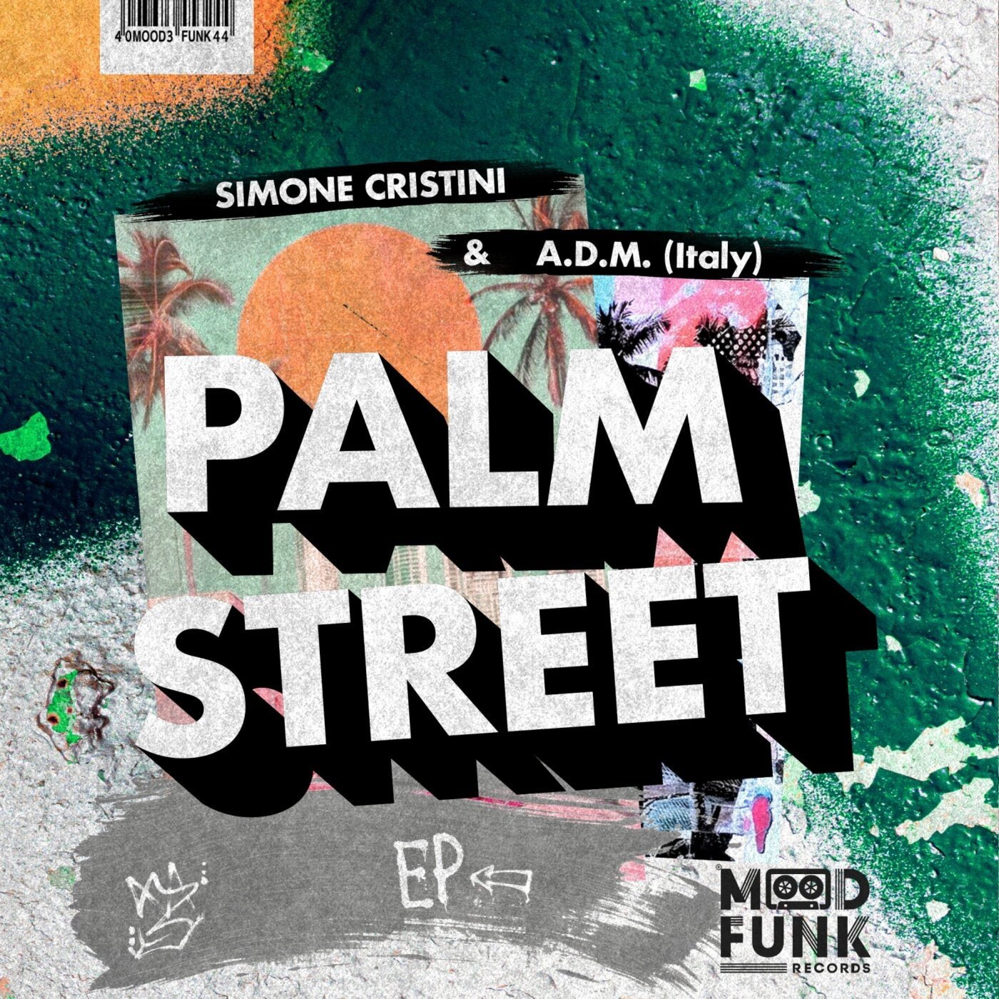 Cover - A.D.M. (Italy), Simone Cristini - Palm Street (Original Mix) Promo tools