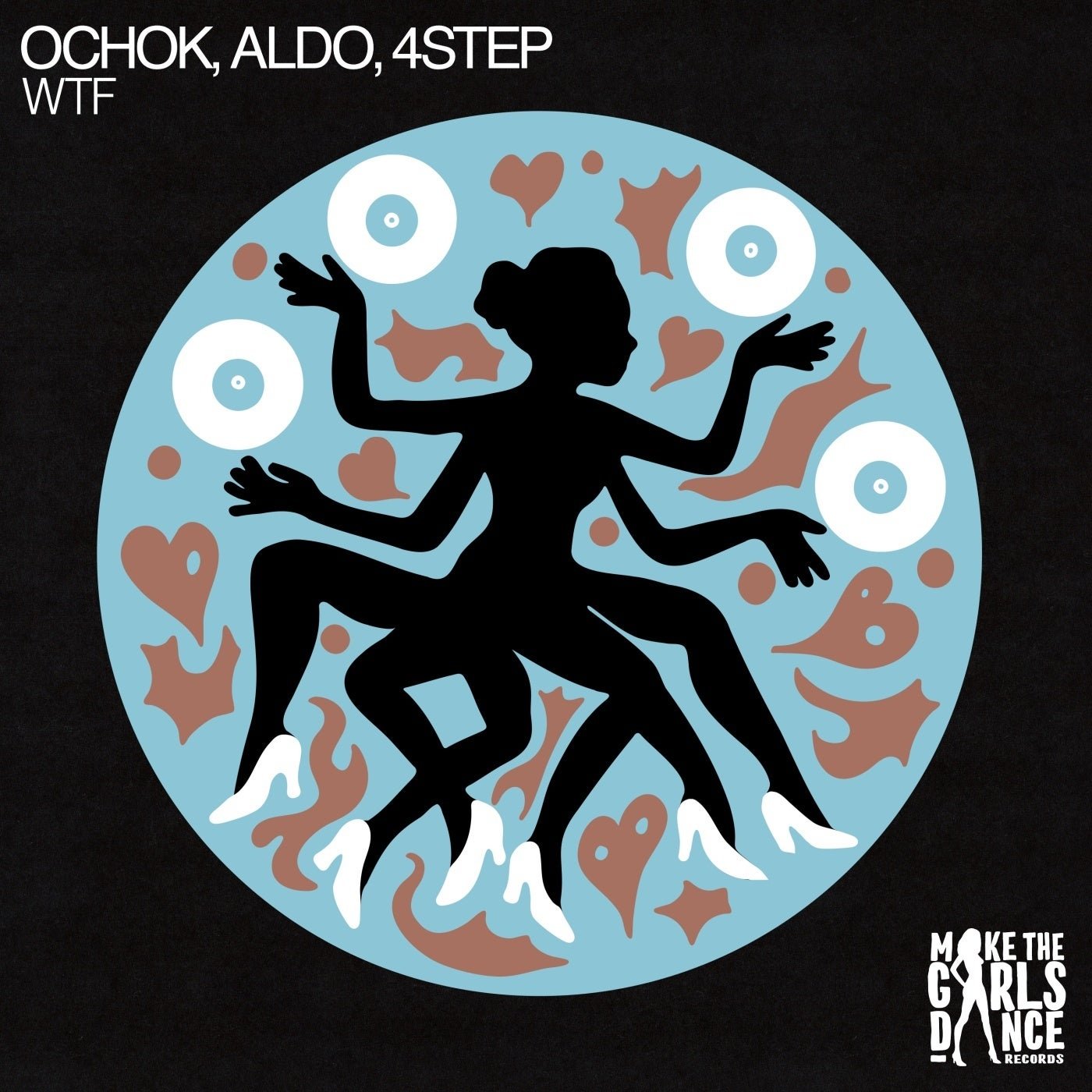 Cover - Aldo, 4Step, Ochok - wtf (Extended Mix) Promo tools