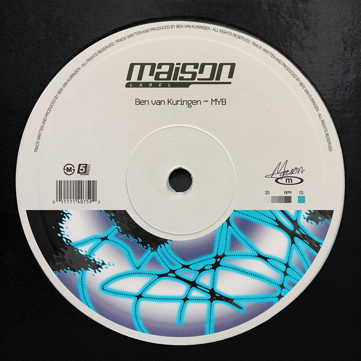 Cover - Ben Van Kuringen - MYB (Extended Mix) Promo tools