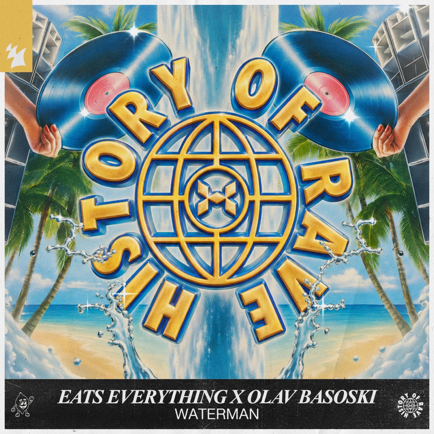 Cover - Olav Basoski, Eats Everything, History Of Rave - Waterman (Extended Mix) Promo tools
