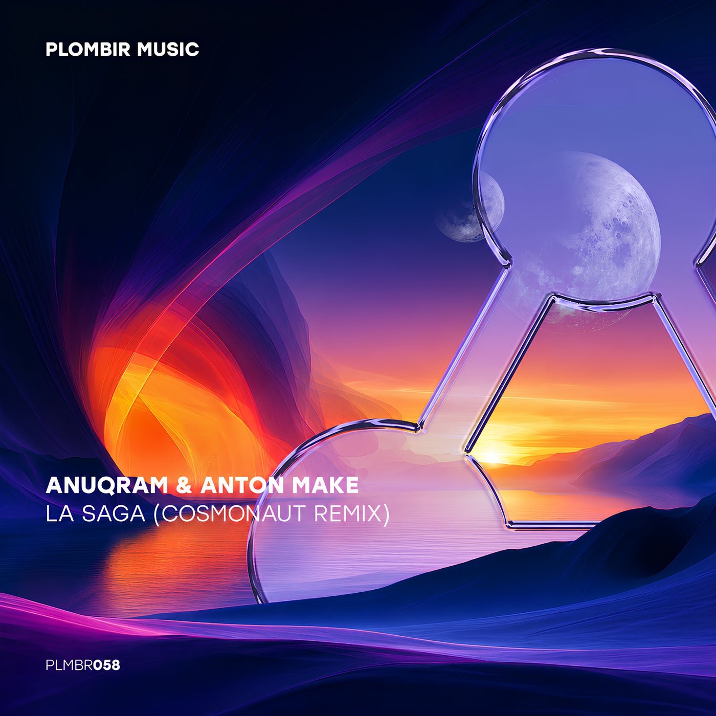 Cover - Anton Make, ANUQRAM - La Saga (Cosmonaut Remix) Promo tools