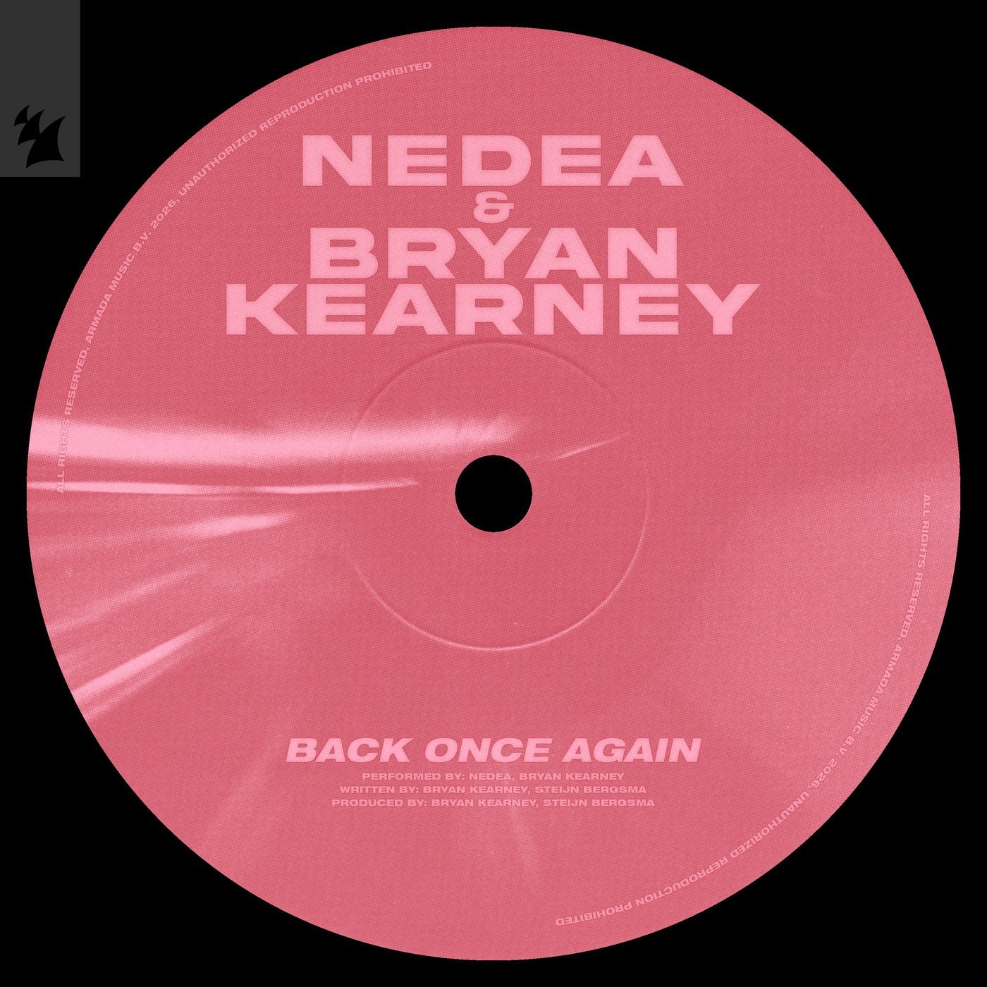 Cover - Bryan Kearney, Nedea - Back Once Again (Extended Mix) Promo tools