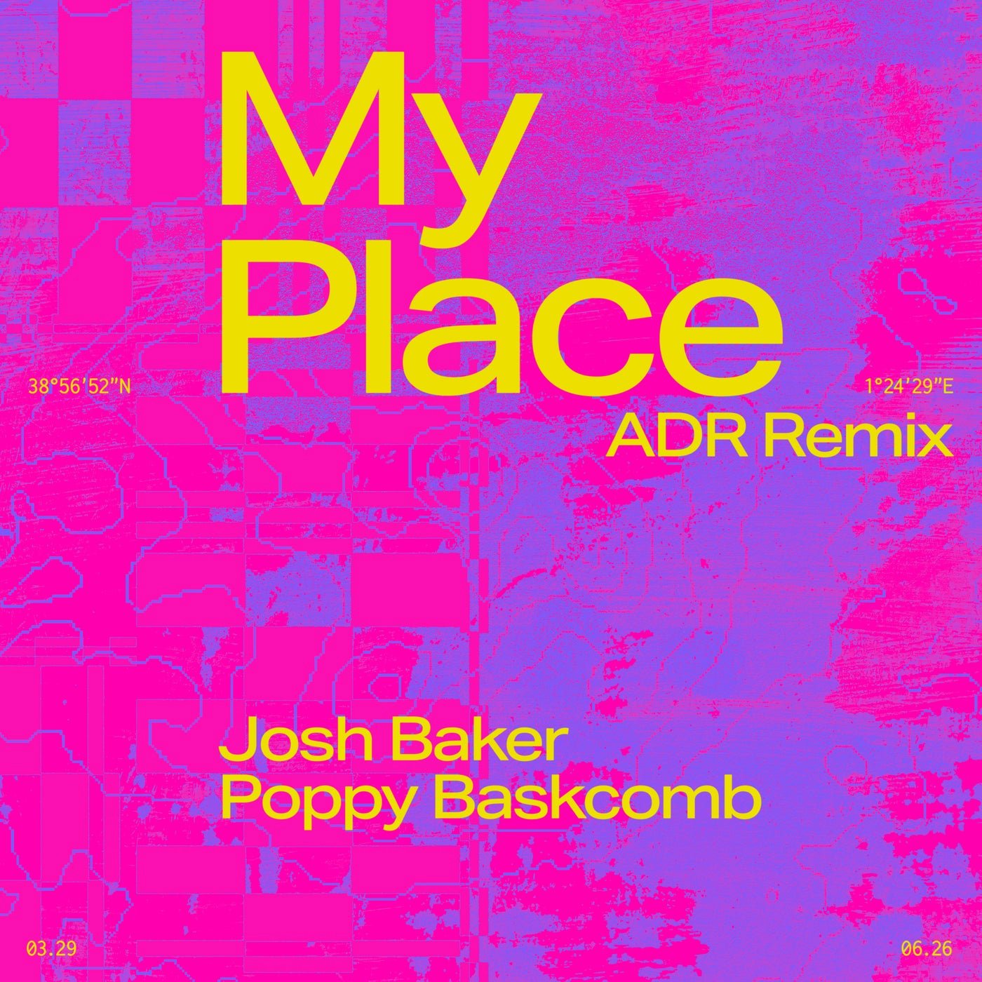 Cover - Josh Baker, Poppy Baskcomb - My Place (ADR Remix) Promo tools