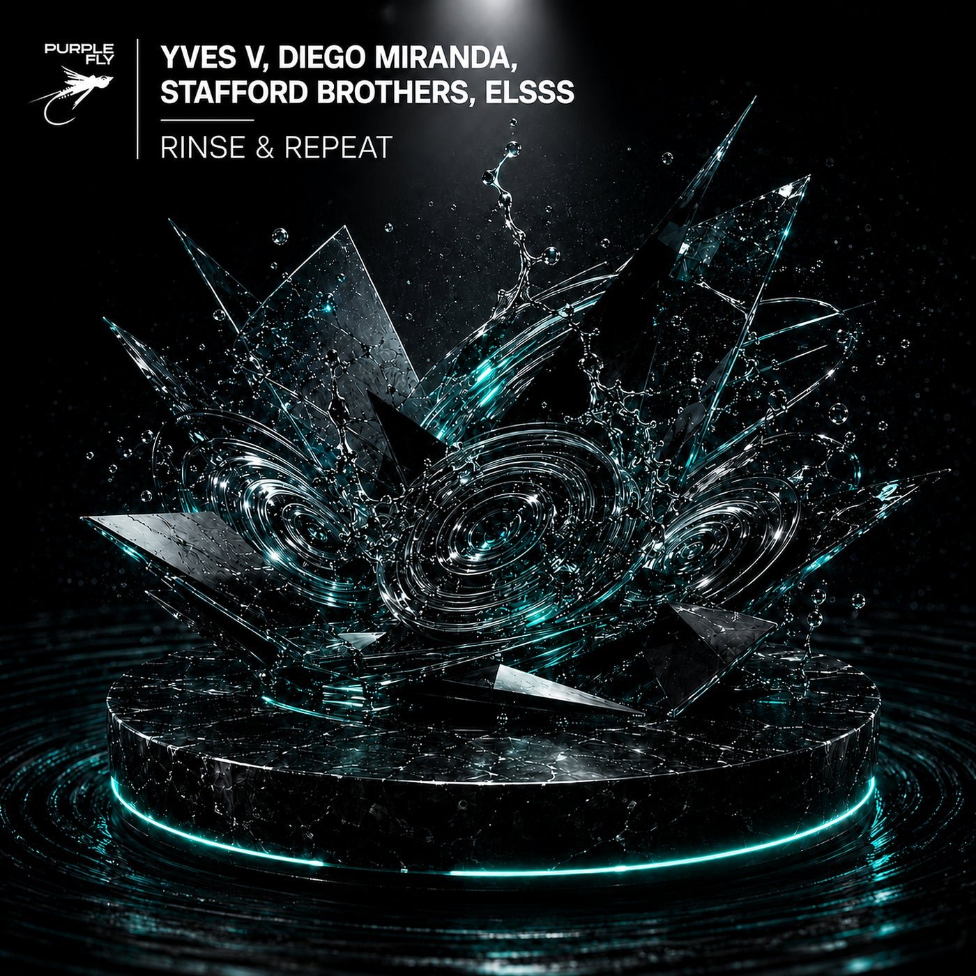 Cover - Diego Miranda, Stafford Brothers, Yves V, ELSSS - Rinse & Repeat (Extended Mix) Promo tools