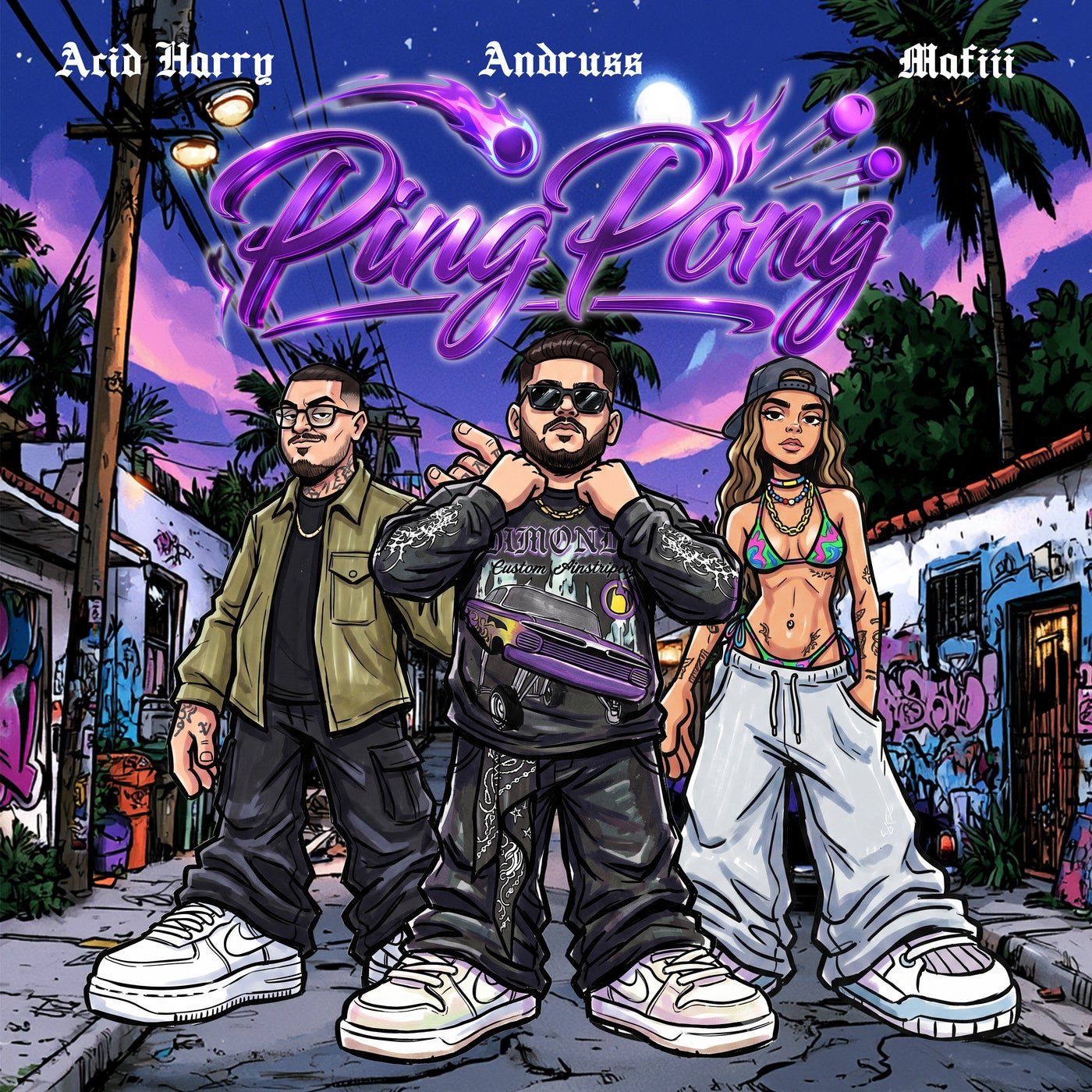 Cover - Andruss, ACID HARRY, mafiii - Ping Pong (Extended Mix) Promo tools