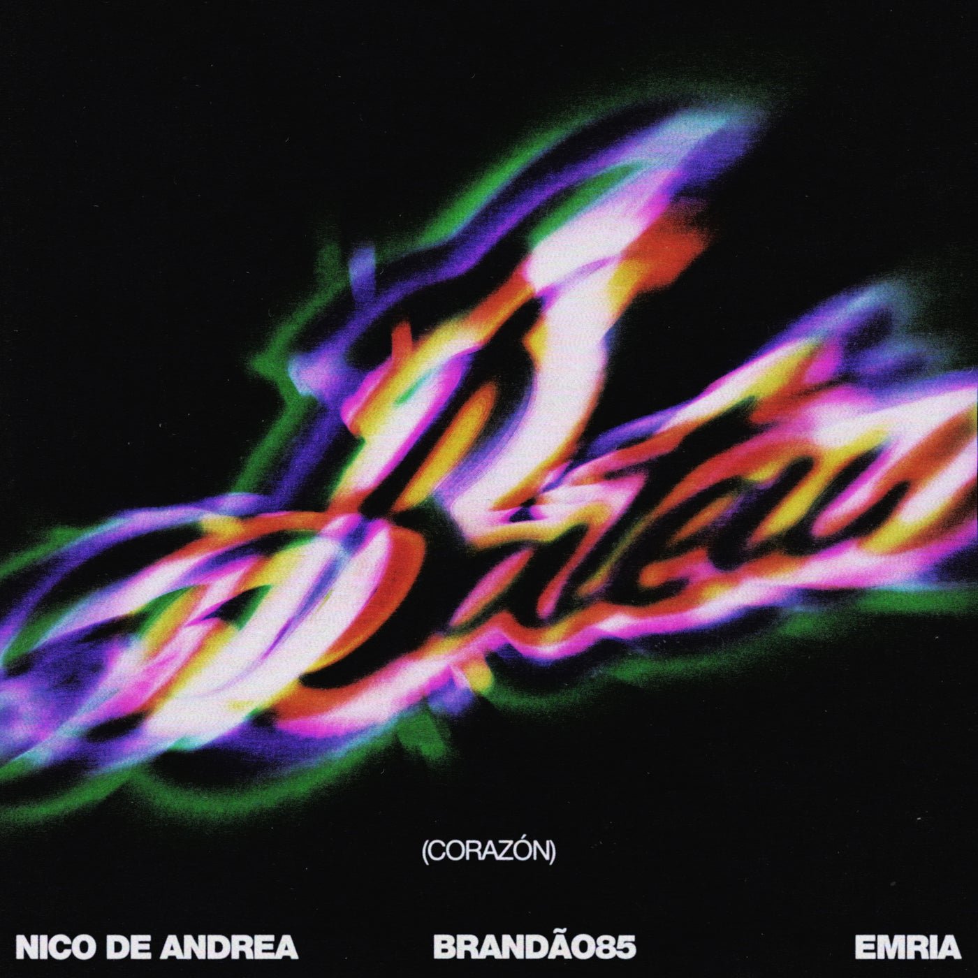 Cover - Nico de Andrea, Brandão85, EMRIA - Bateu (Corazon) (Original Mix) 