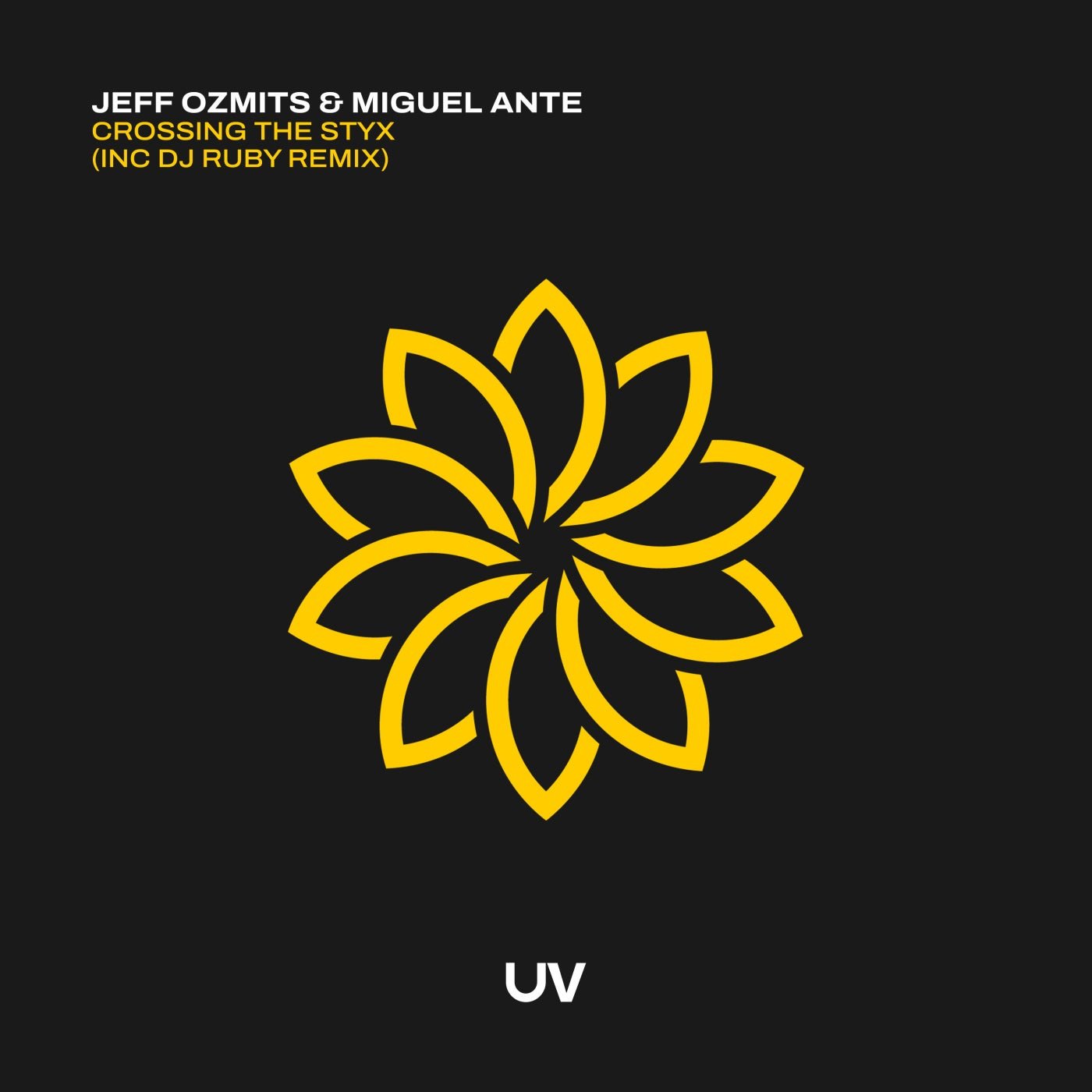 Cover - Jeff Ozmits, Miguel Ante - Crossing the Styx (DJ Ruby Extended Remix) Promo tools