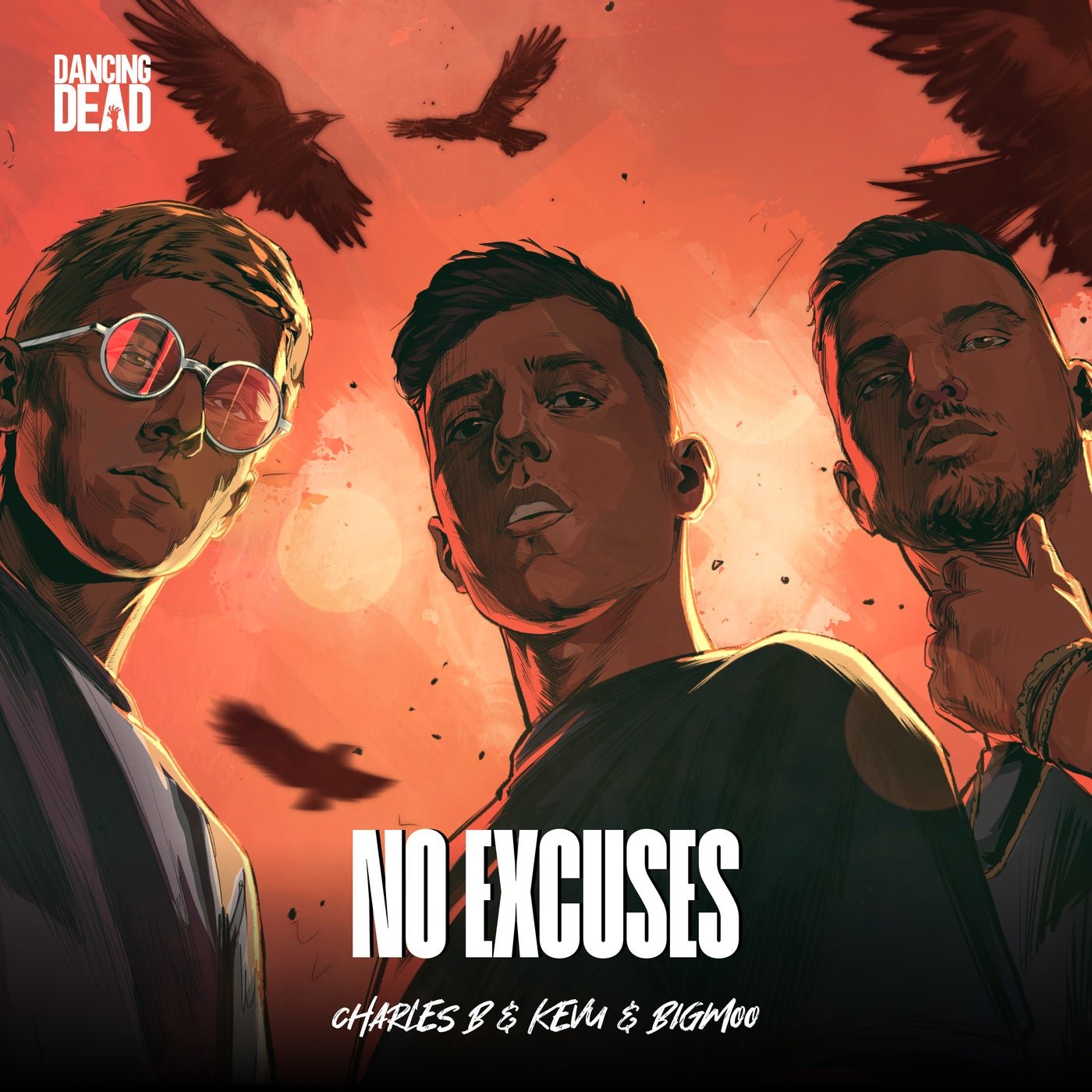 Cover - Charles B, KEVU, BIGMOO - No Excuses (Extended Mix) 