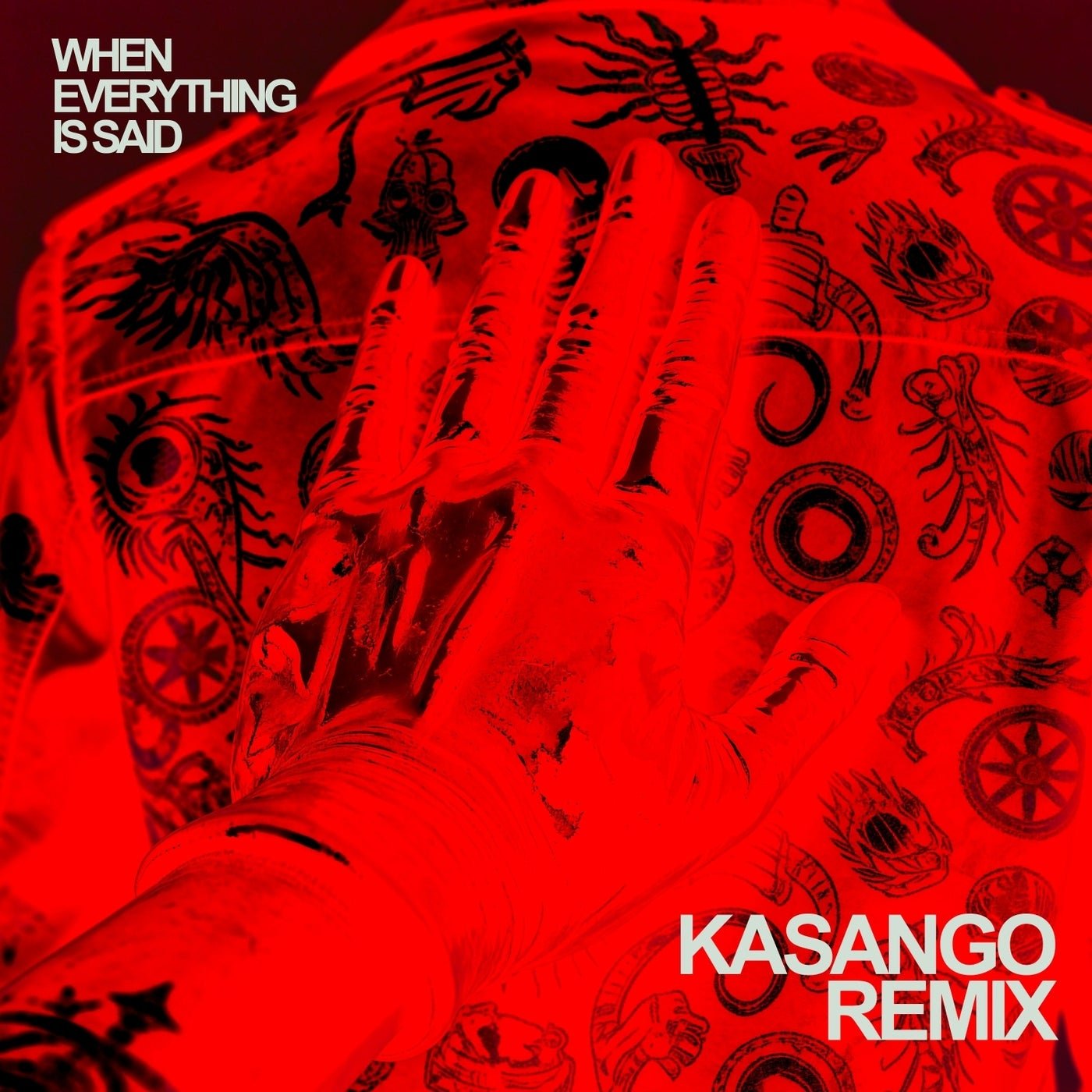 Cover - Sasha Carassi, Jonatan Bäckelie, THE ILLUSTRATED MAN - When Everything Is Said (feat. Jonatan Bäckelie) (Kasango Remix)