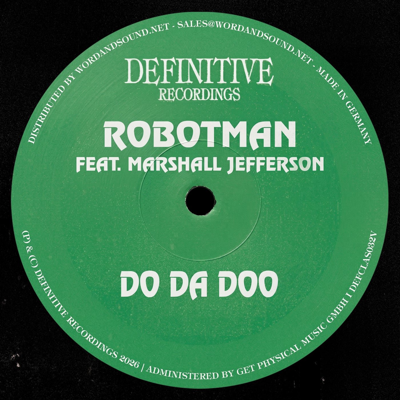 Cover - Robotman, Richie Hawtin, Marshall Jefferson - Do Da Doo (Jamie Jones Niagra Extended Remix)