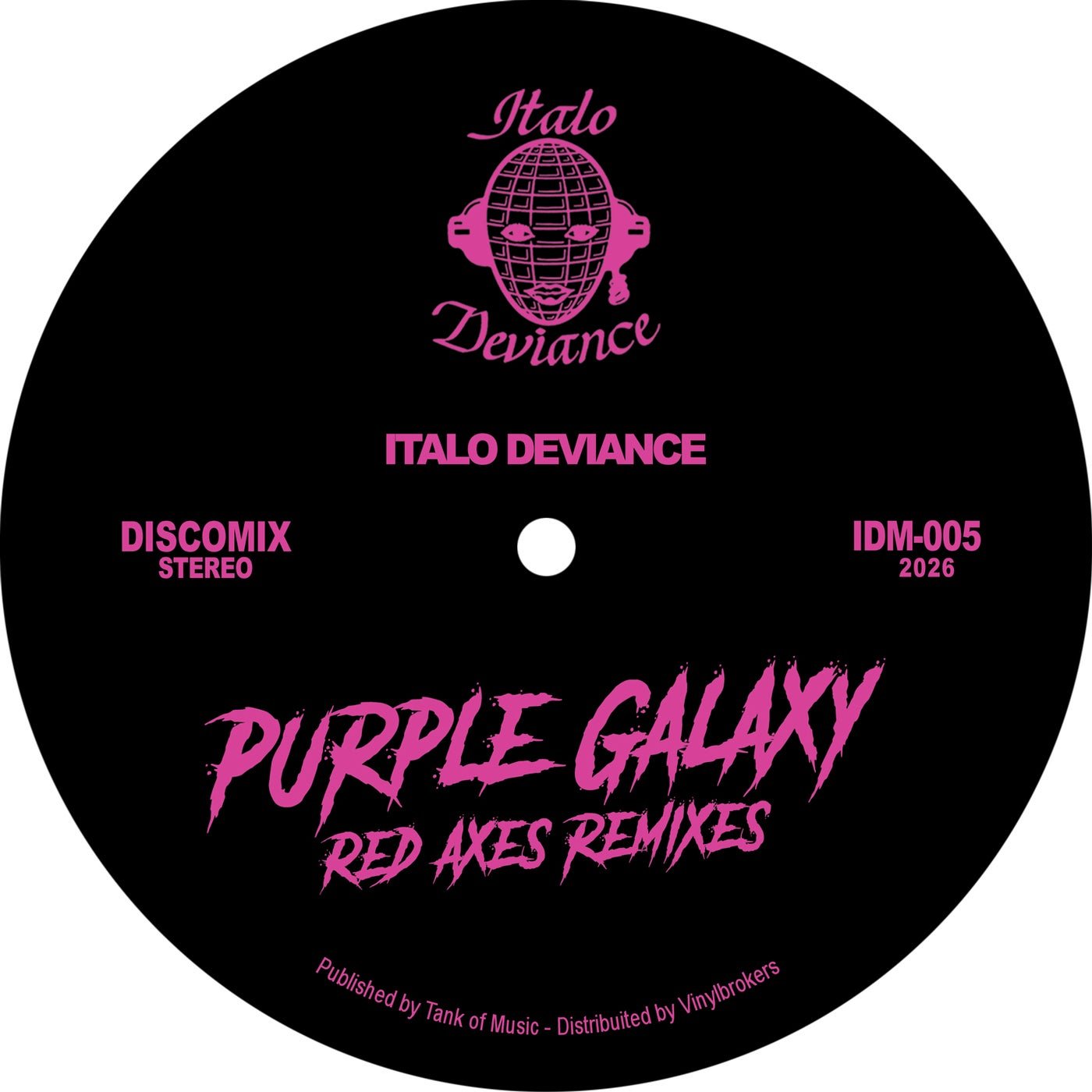 Cover - Italo Deviance - Purple Galaxy (Red Axes Remix) 