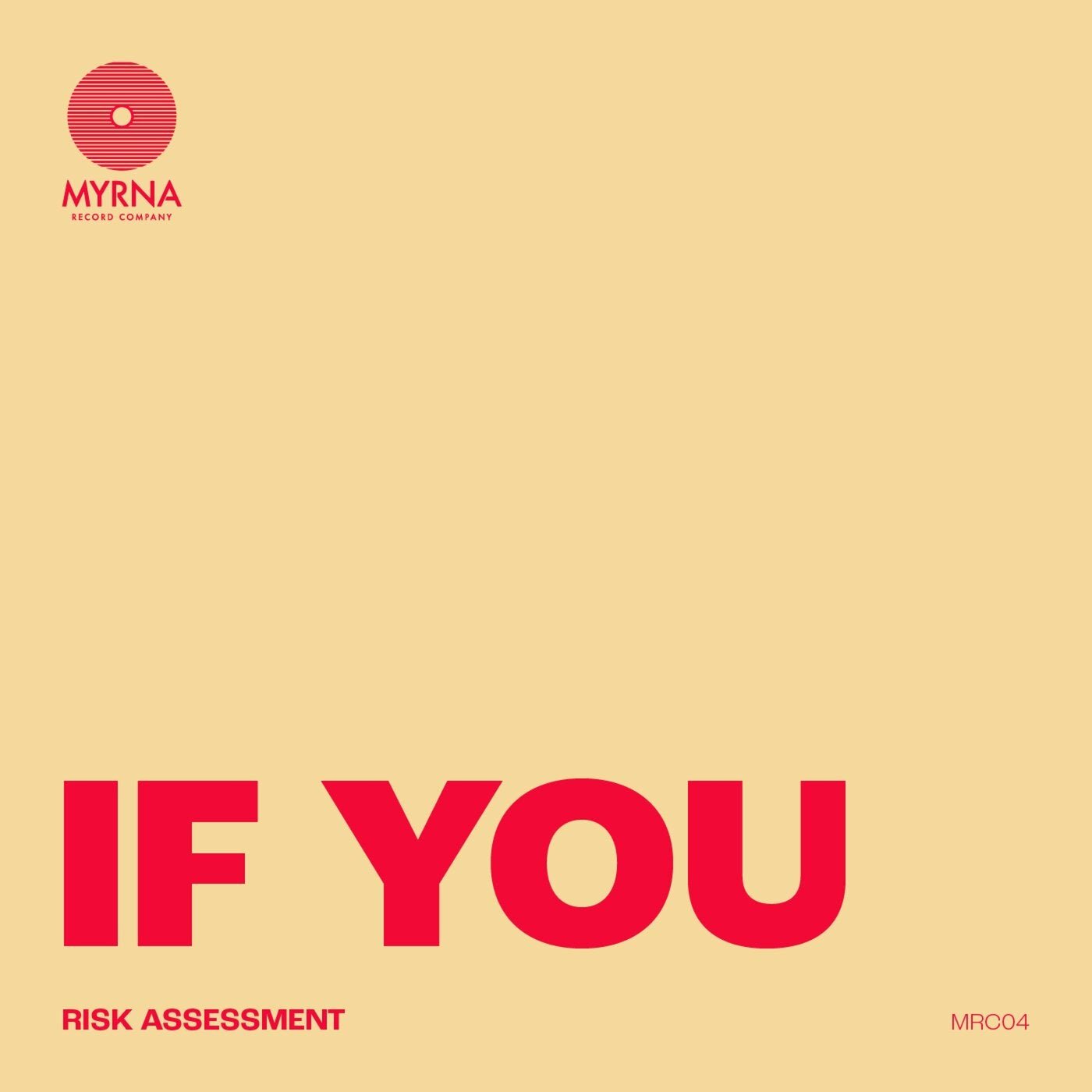 Cover - Risk Assessment, Jillian Rivera - If You (Risk Assessment Club Mix) 