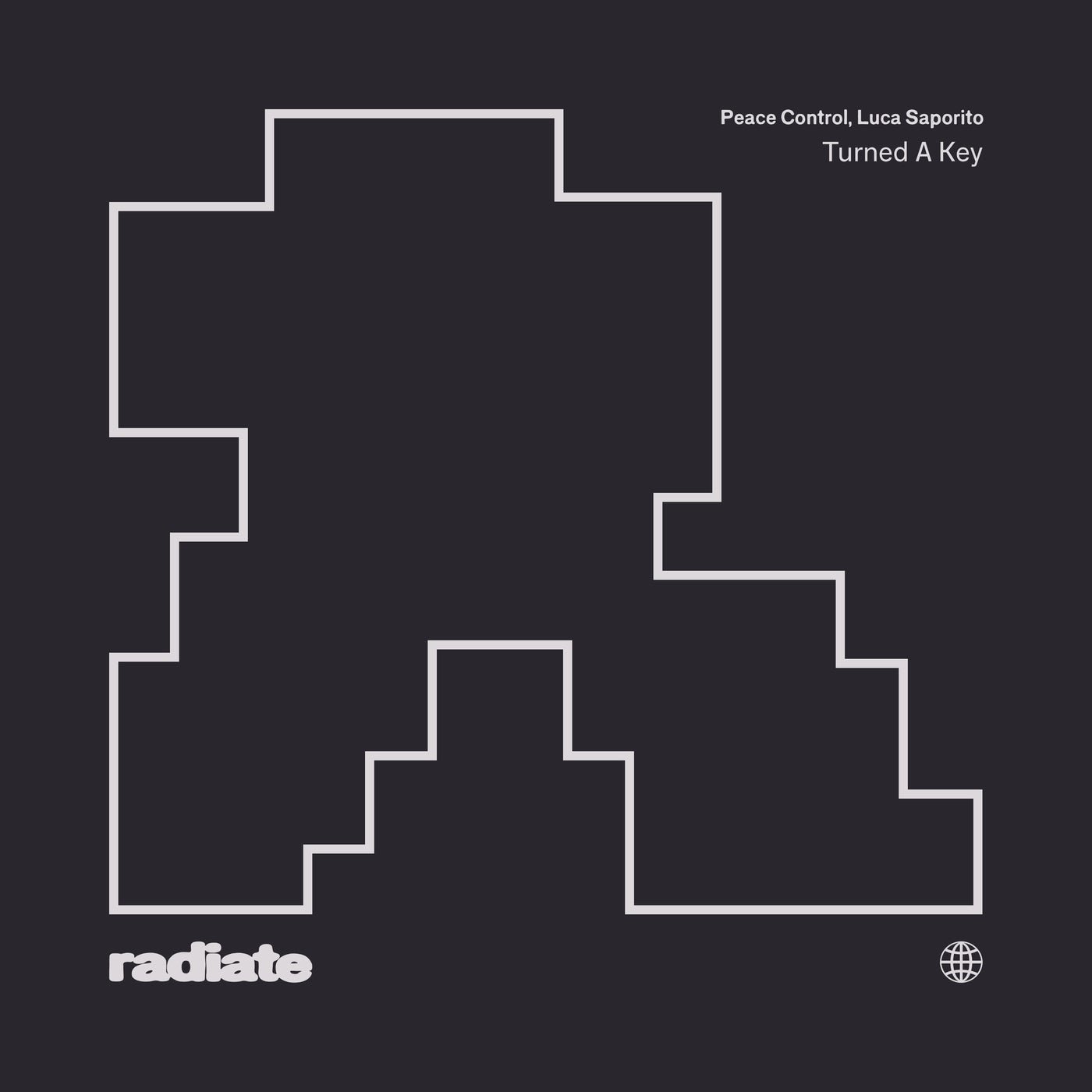Cover - Luca Saporito, Peace Control - Turned A Key (Original Mix) 