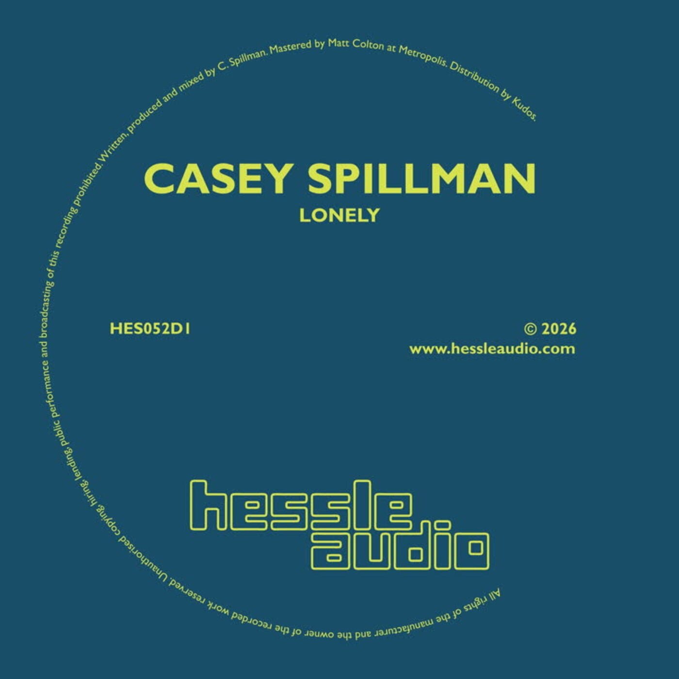 Cover - Casey Spillman - Lonely (Original Mix) 