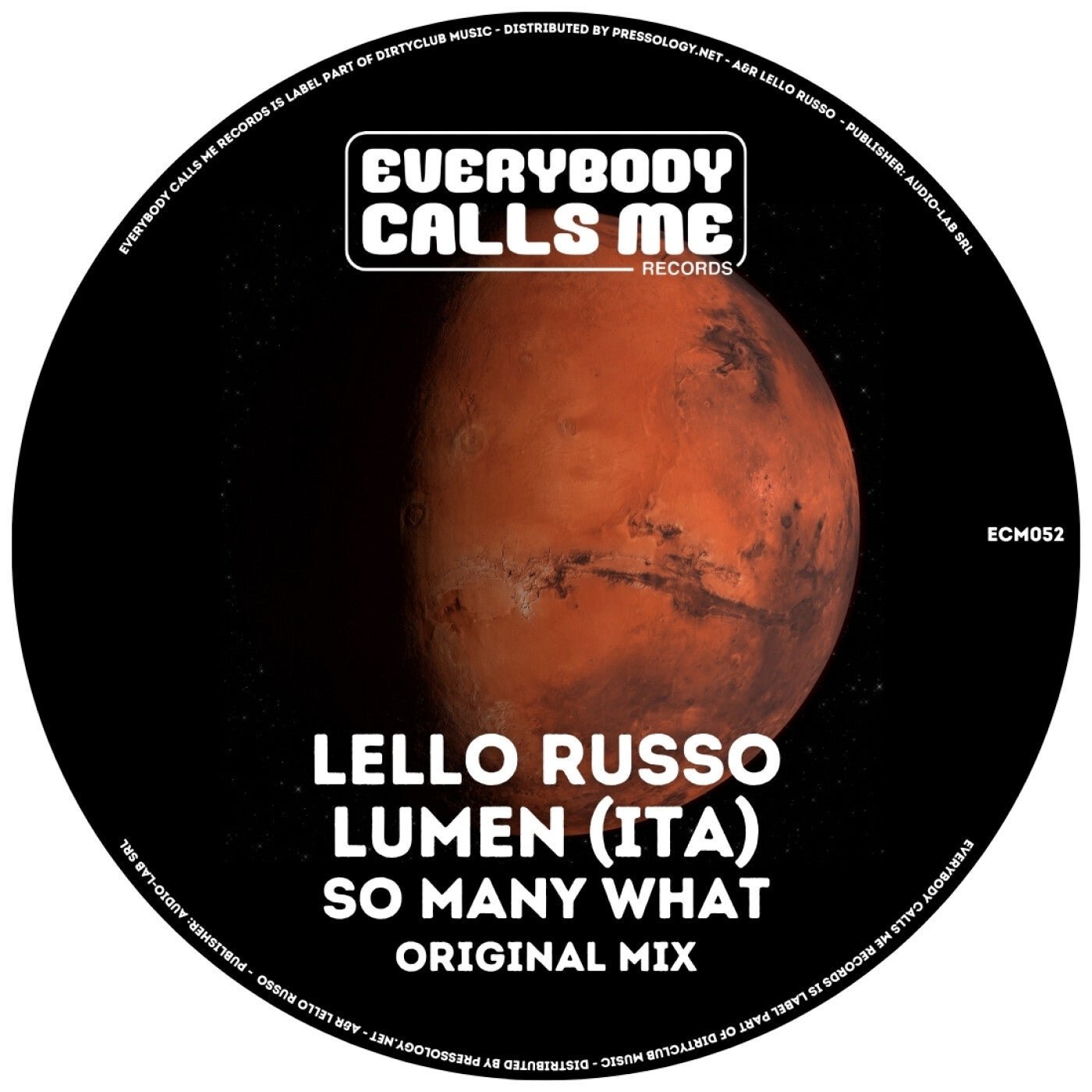 Cover - Lello Russo, Lumen (ITA) - So Many What (Original Mix) 